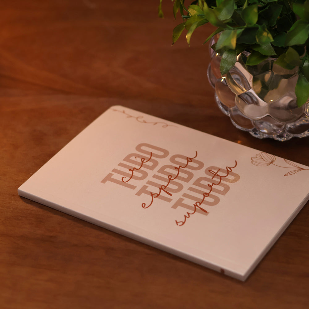 Livro Bloco de Anotações Tudo Crê | Capa Brochura