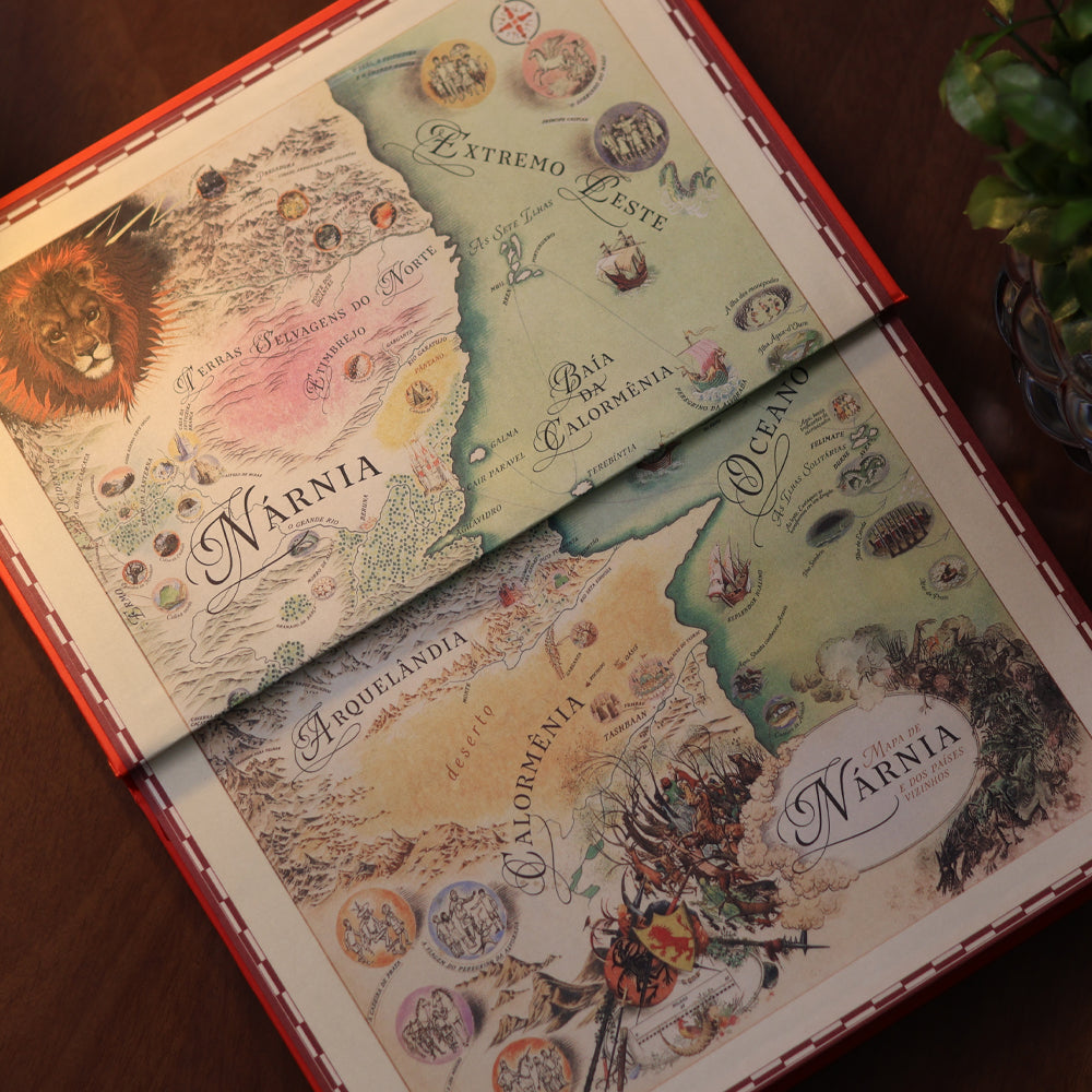 As Crônicas de Nárnia | Edição Comemorativa de 75 Anos| Capa Deluxe Com Jacket | C.S. Lewis