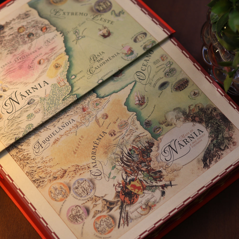 As Crônicas de Nárnia | Edição Comemorativa de 75 Anos| Capa Deluxe Com Jacket | C.S. Lewis