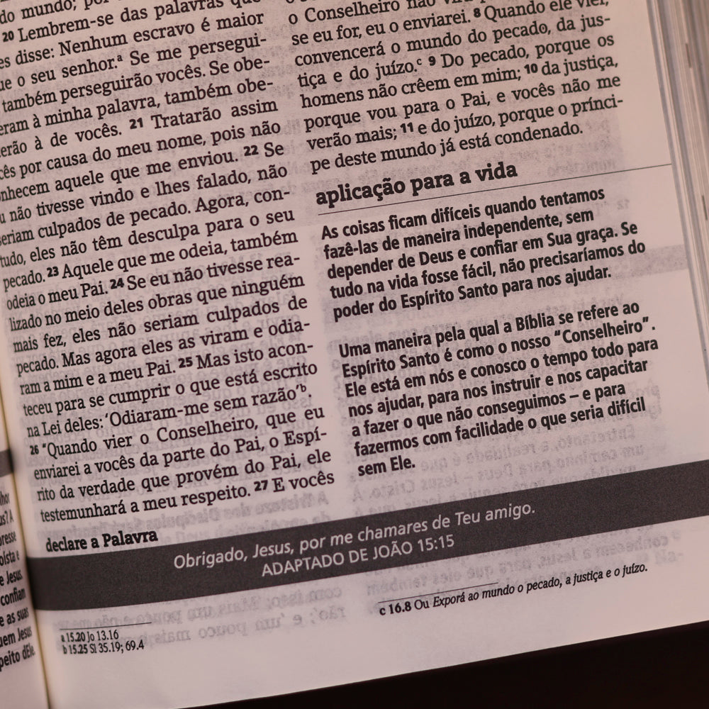 Bíblia De Estudo Joyce Meyer | NVI | Letra Grande | Capa Dourada