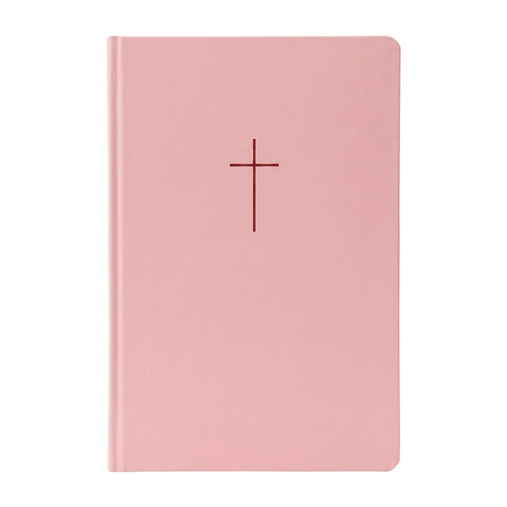 Bíblia Sagrada | NAA | Letra Grande | Capa Dura Cruz Rosa Com Espaço para Anotações