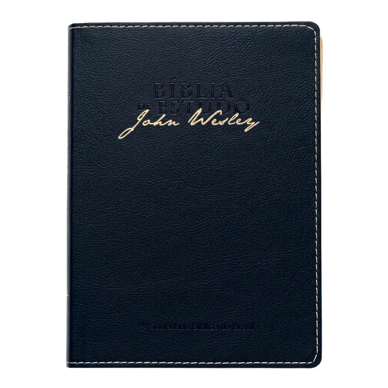 Bíblia de Estudo John Wesley | NAA | Azul