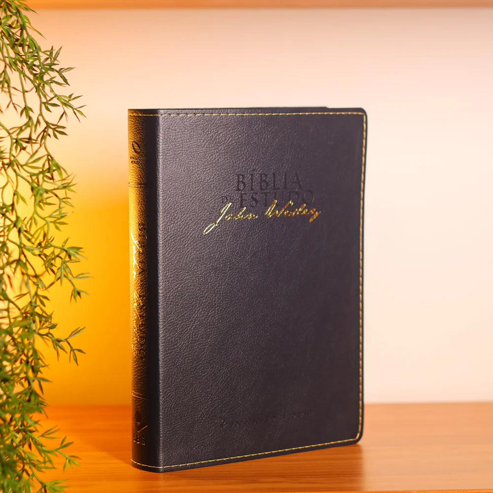 Bíblia de Estudo John Wesley | NAA | Azul