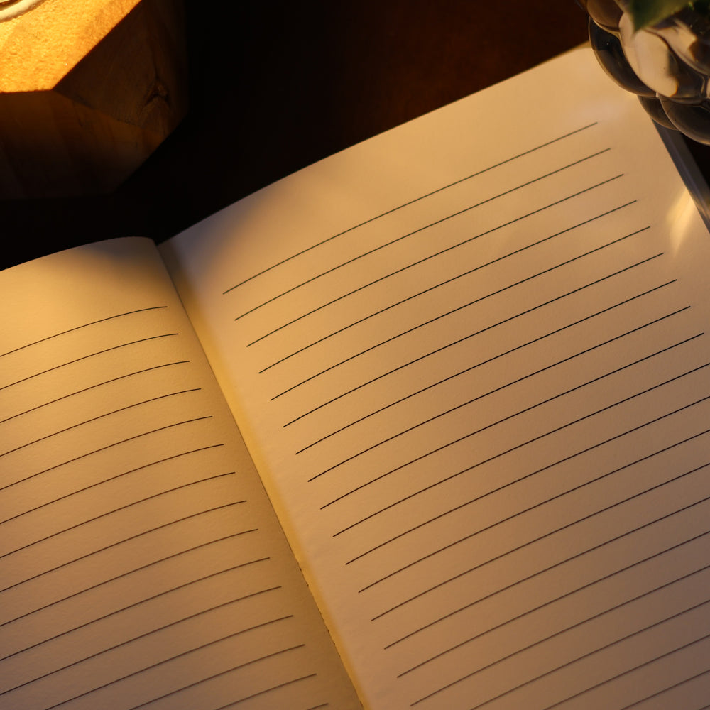 Caderno Moleskine | Com Pauta | Lírios