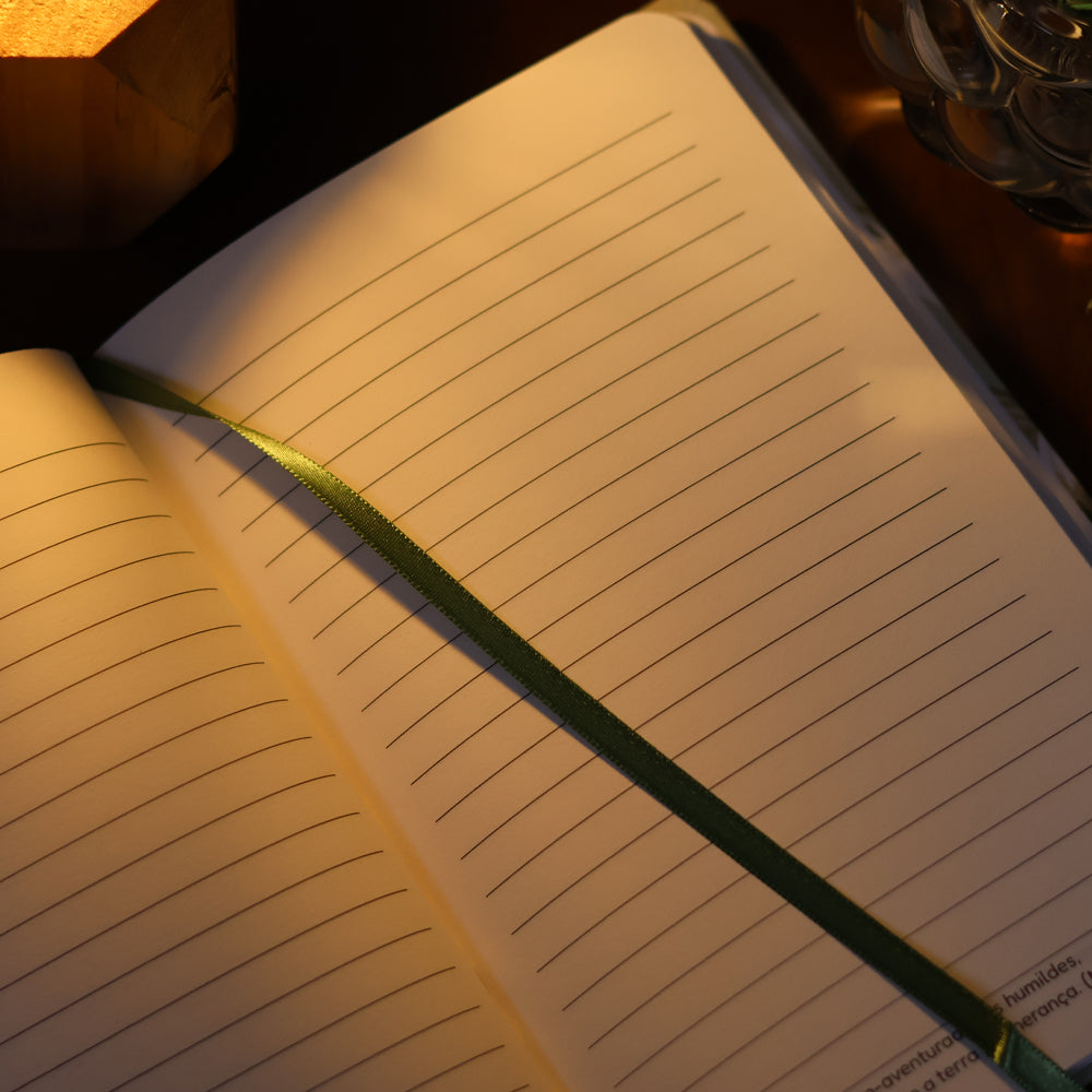 Caderno Moleskine | Com Pauta | Lírios