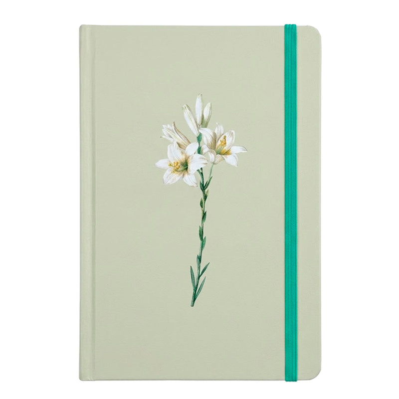 Caderno Moleskine | Com Pauta | Lírios