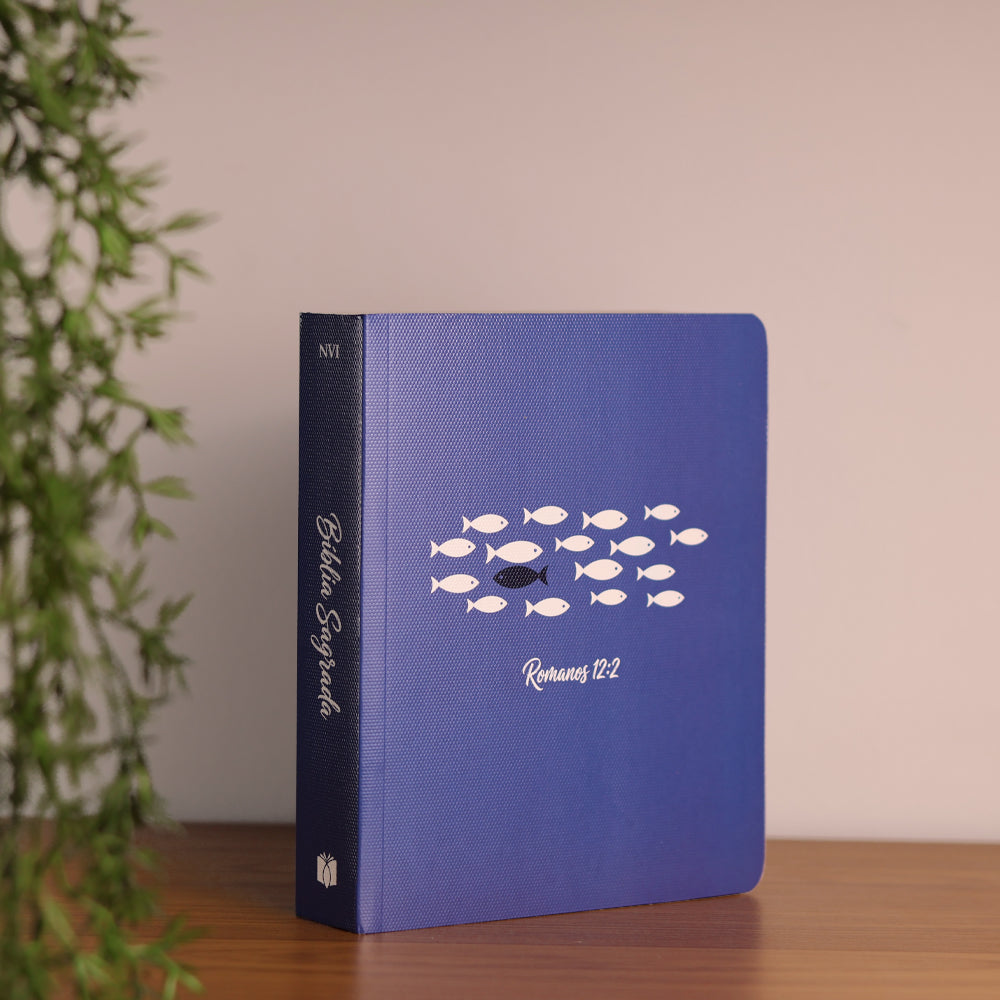 Bíblia Sagrada Romanos 12:2 | NVI | Capa Brochura