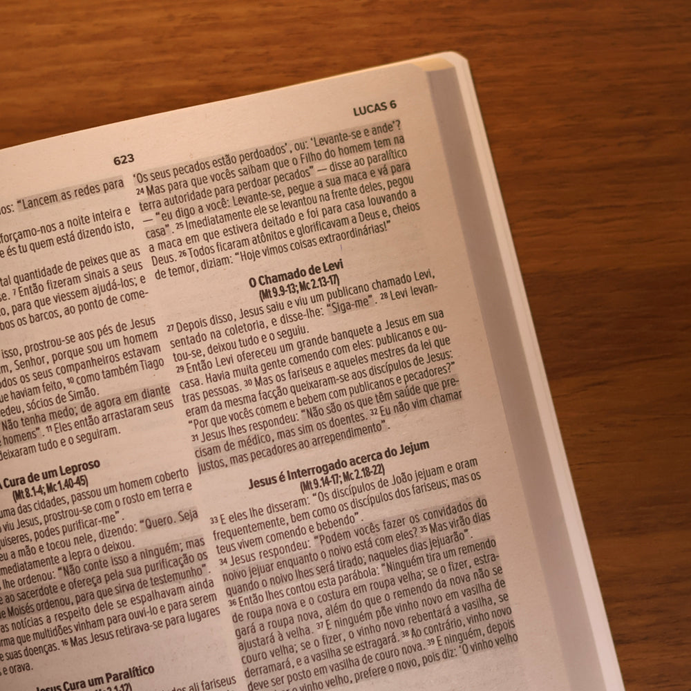 Bíblia Sagrada Romanos 12:2 | NVI | Capa Brochura