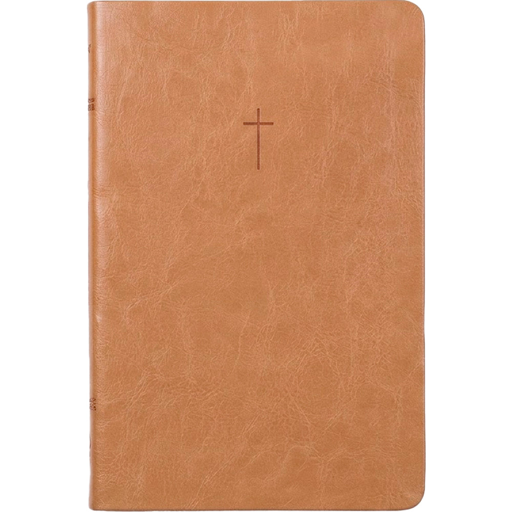 Bíblia Slim NVI | Poder da Cruz | Capa Luxo Caramelo