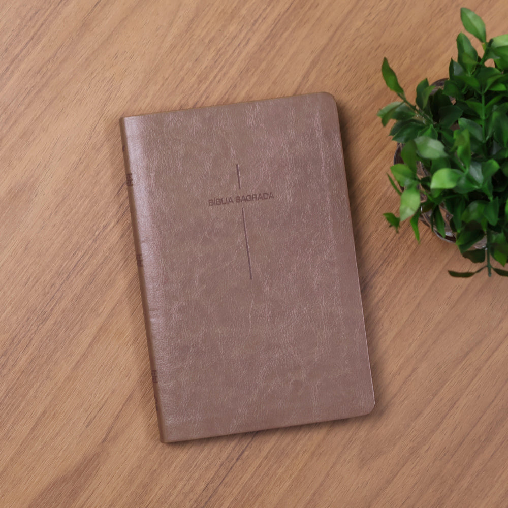 Bíblia Slim NVI | Poder da Cruz | Capa Luxo Fendi