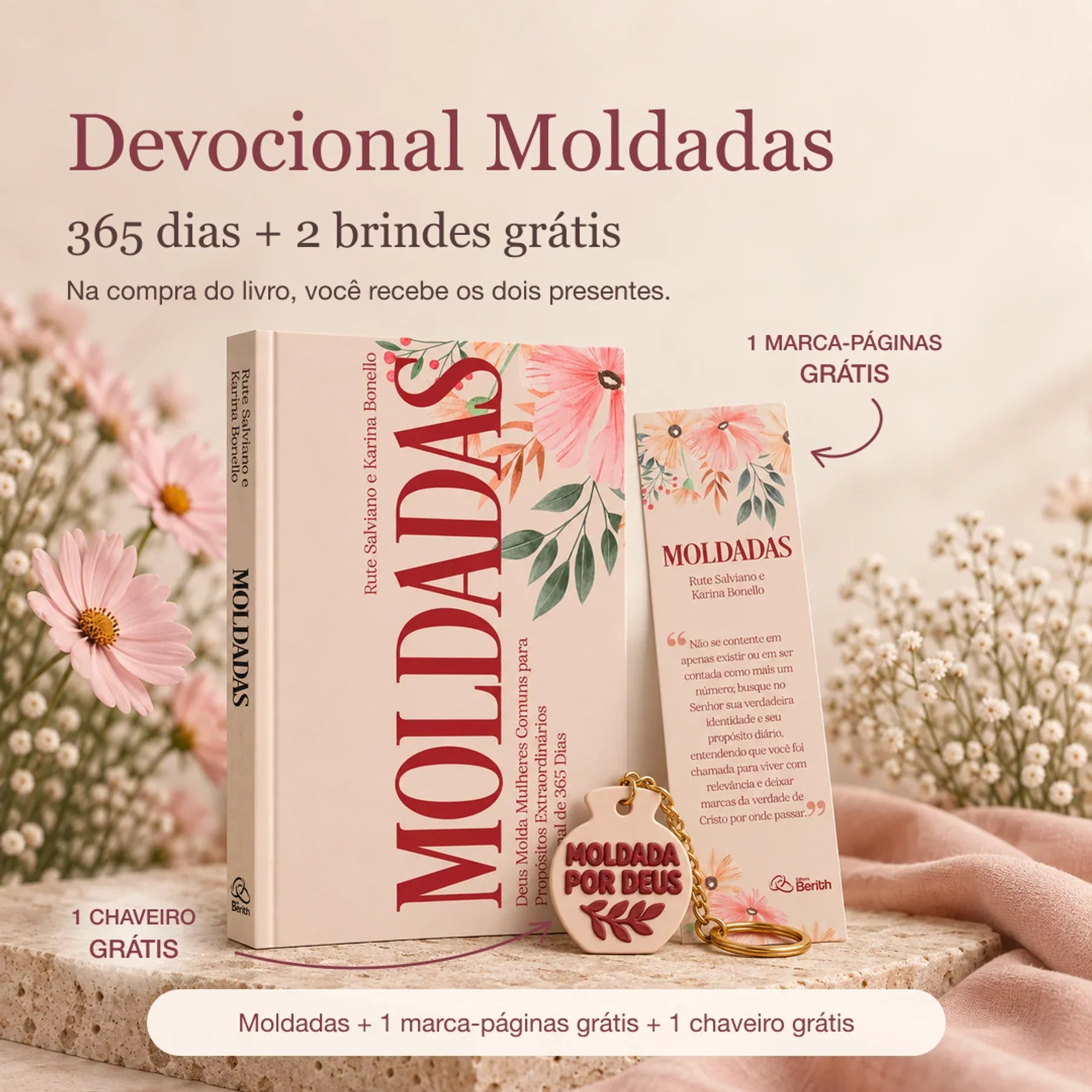 Devocional Moldadas | 365 Dias com as Mulheres da Bíblia | Rute Salviano e Karina Bonello