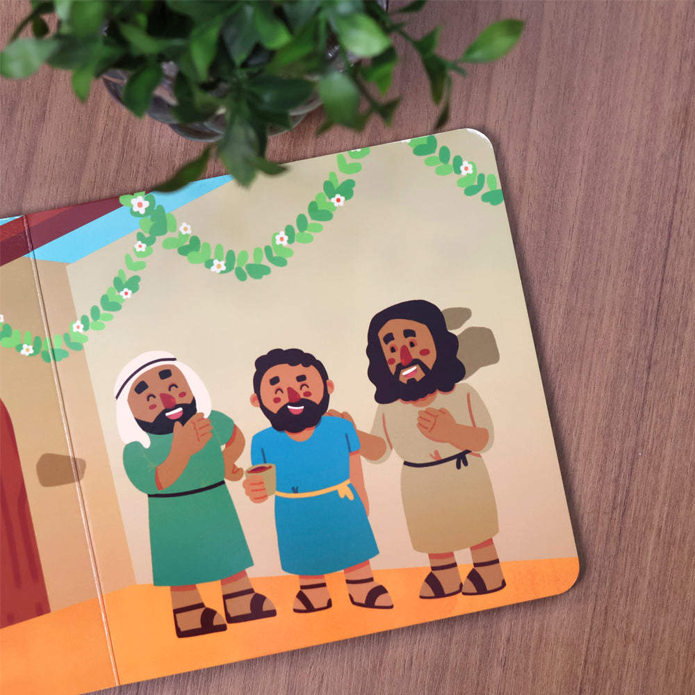 Jesus Transforma Água Em Vinho | Coleção Milagres de Jesus | Cartonado